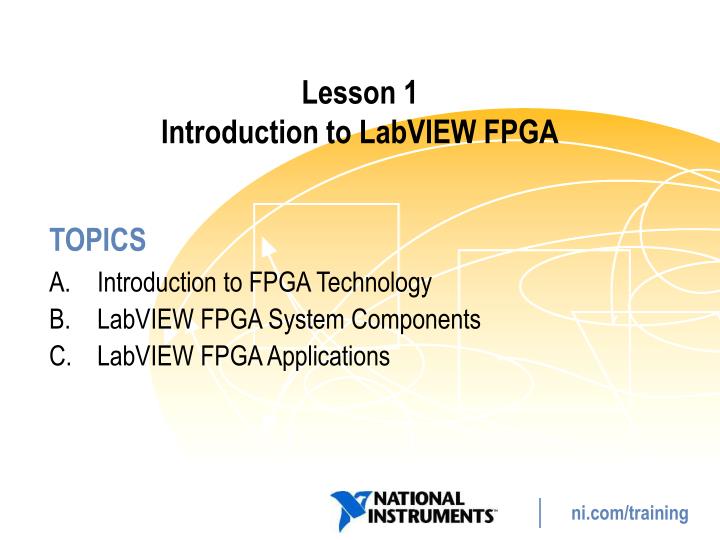 lesson 1 introduction to labview fpga