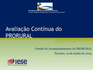 avalia o cont nua do prorural