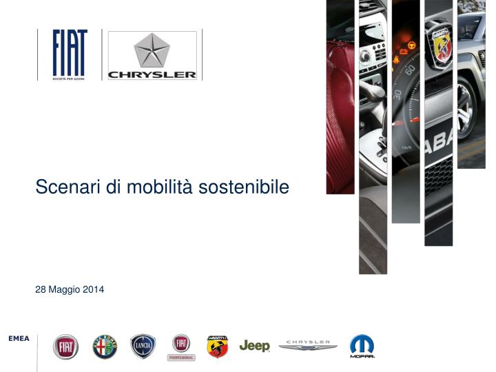 scenari di mobilit sostenibile 28 maggio 2014