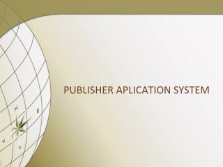 PUBLISHER APLICATION SYSTEM