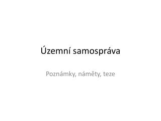 zemn samospr va