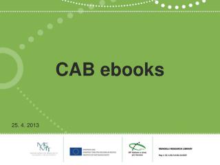 cab ebooks