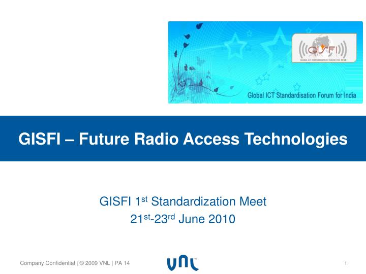 gisfi future radio access technologies
