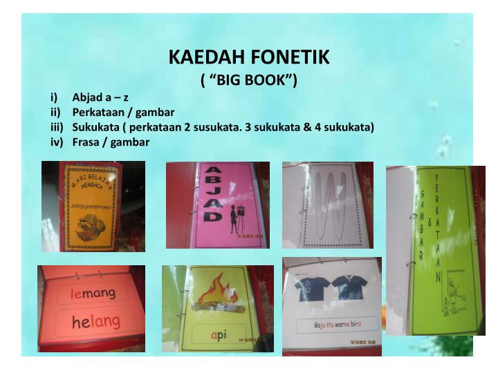 kaedah fonetik big book