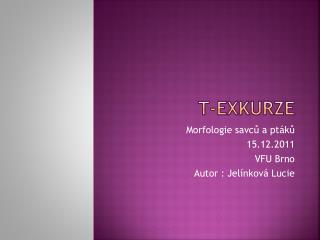 t exkurze