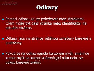 odkazy