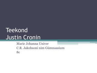 Teekond Justin Cronin