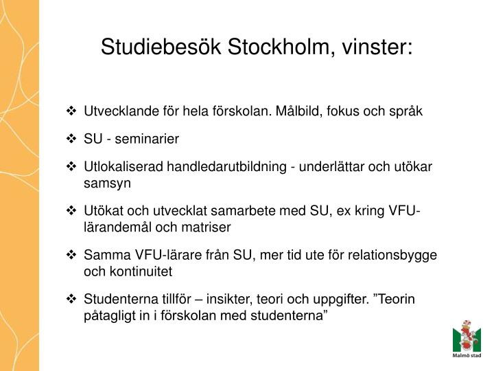 studiebes k stockholm vinster