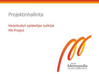 projektinhallinta