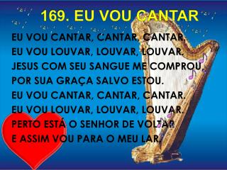 169 eu vou cantar