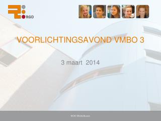 voorlichtingsavond vmbo 3