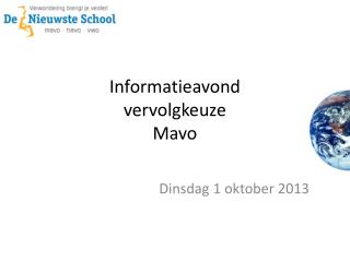 informatieavond vervolgkeuze mavo