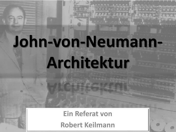 john von neumann architektur