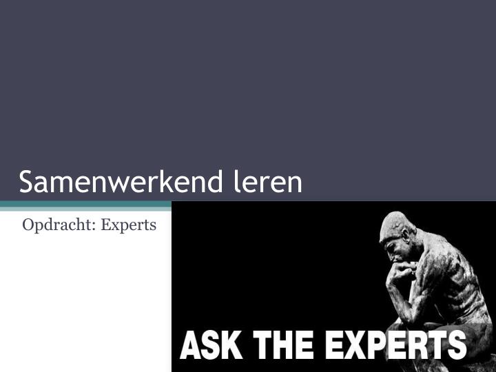 samenwerkend leren