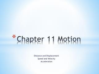 Chapter 11 Motion