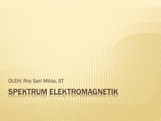 oleh roy sari milda st