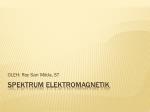 SPEKTRUM ELEKTROMAGNETIK - slide 1