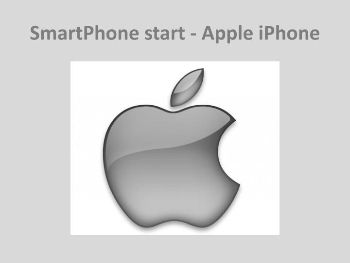 smartphone start apple iphone