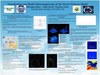 Visualization and Model Intercomparisons of the Vector Vorticity Model