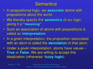 Semantics