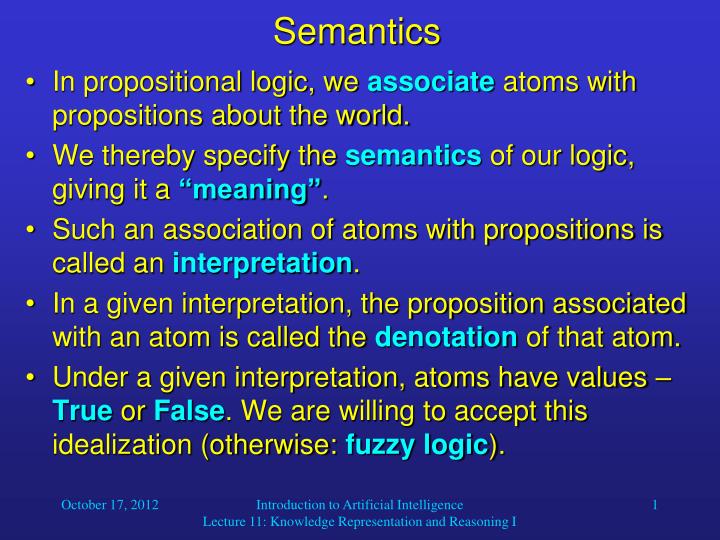 semantics