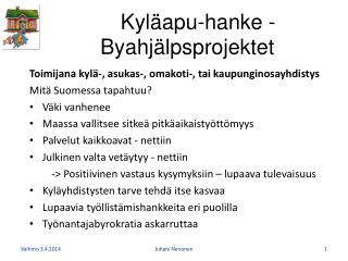 kyl apu hanke byahj lpsprojektet