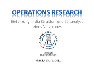 einf hrung in die struktur und zeitanalyse eines netzplanes