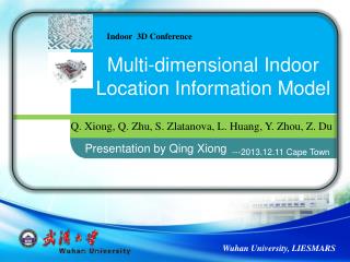 Multi-dimensional Indoor Location Information Model