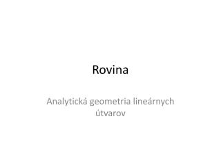 rovina