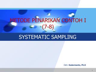 systematic sampling