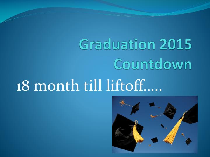 graduation 2015 countdown