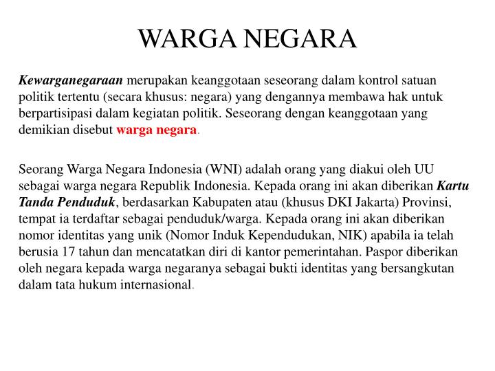 warga negara