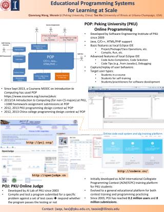 POP: Peking University (PKU) Online Programming