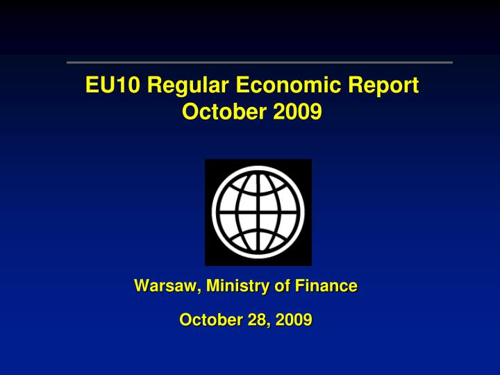 warsaw ministry of finance october 28 2009