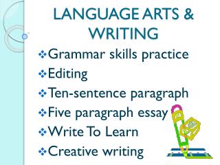 language arts writing