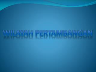 wilayah pertambangan