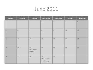 june 2011