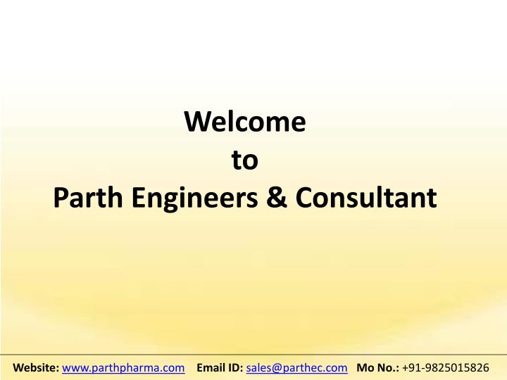 welcome to parth engineers consultant