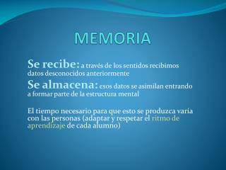 memoria
