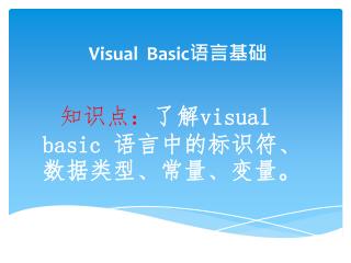 visual basic
