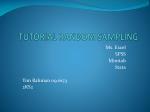 TUTORIAL RANDOM SAMPLING - slide 1
