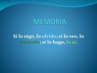 memoria