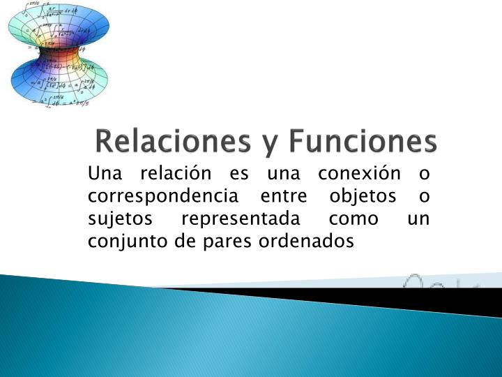 relaciones y funciones