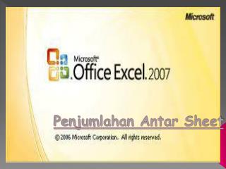 penjumlahan antar sheet