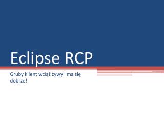 eclipse rcp