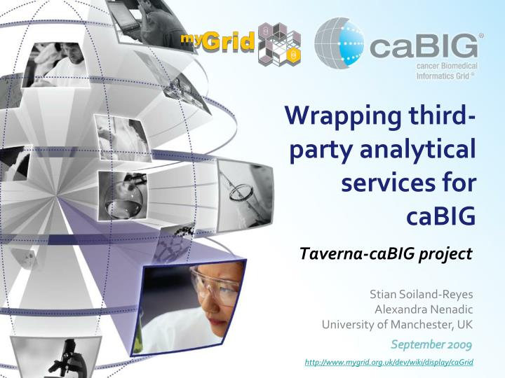 wrapping third party analytical services for cabig