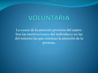 voluntaria