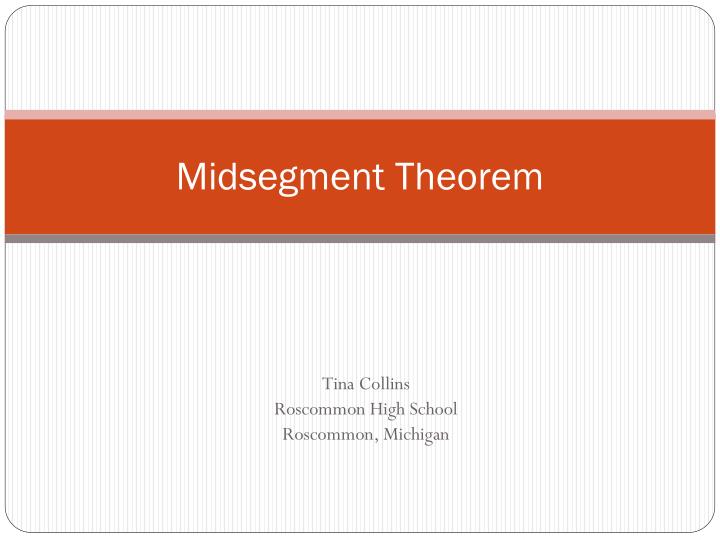 midsegment theorem