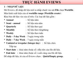 th c h nh eviews