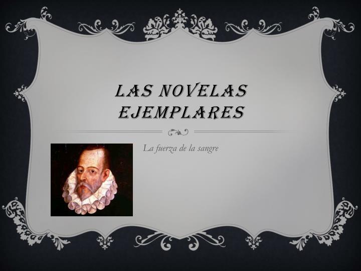 las novelas ejemplares